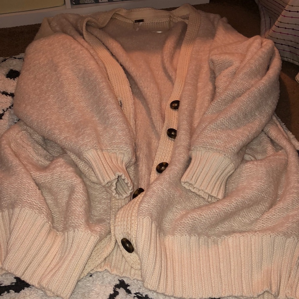Free People Fluffy cardigan